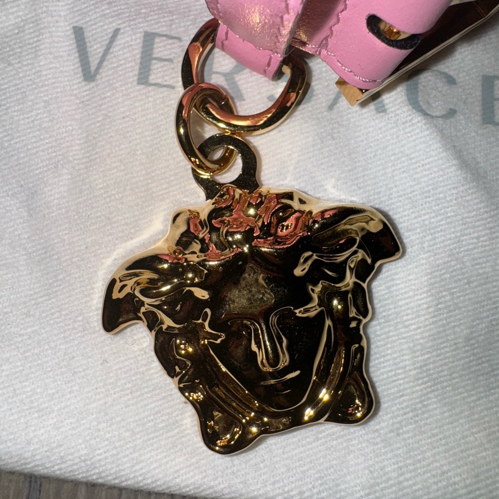 VERSACE Pink Belt (size 75cm- US waist 0-2) AUTHENTIC - Picture 4 of 10